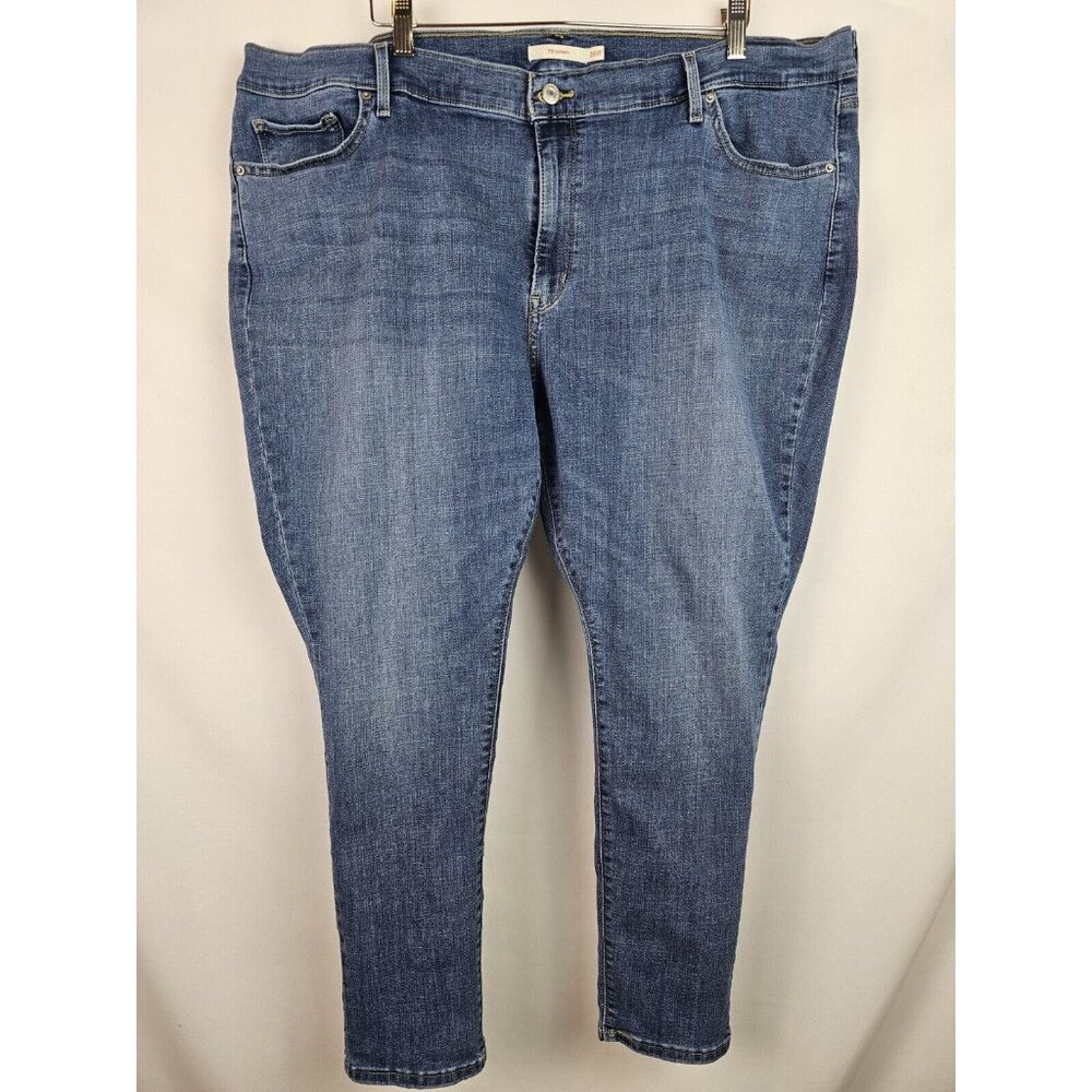 Levi's Jeans Women's Plus Size 26W Blue 711 Skinny Denim Jean Pants Stretch